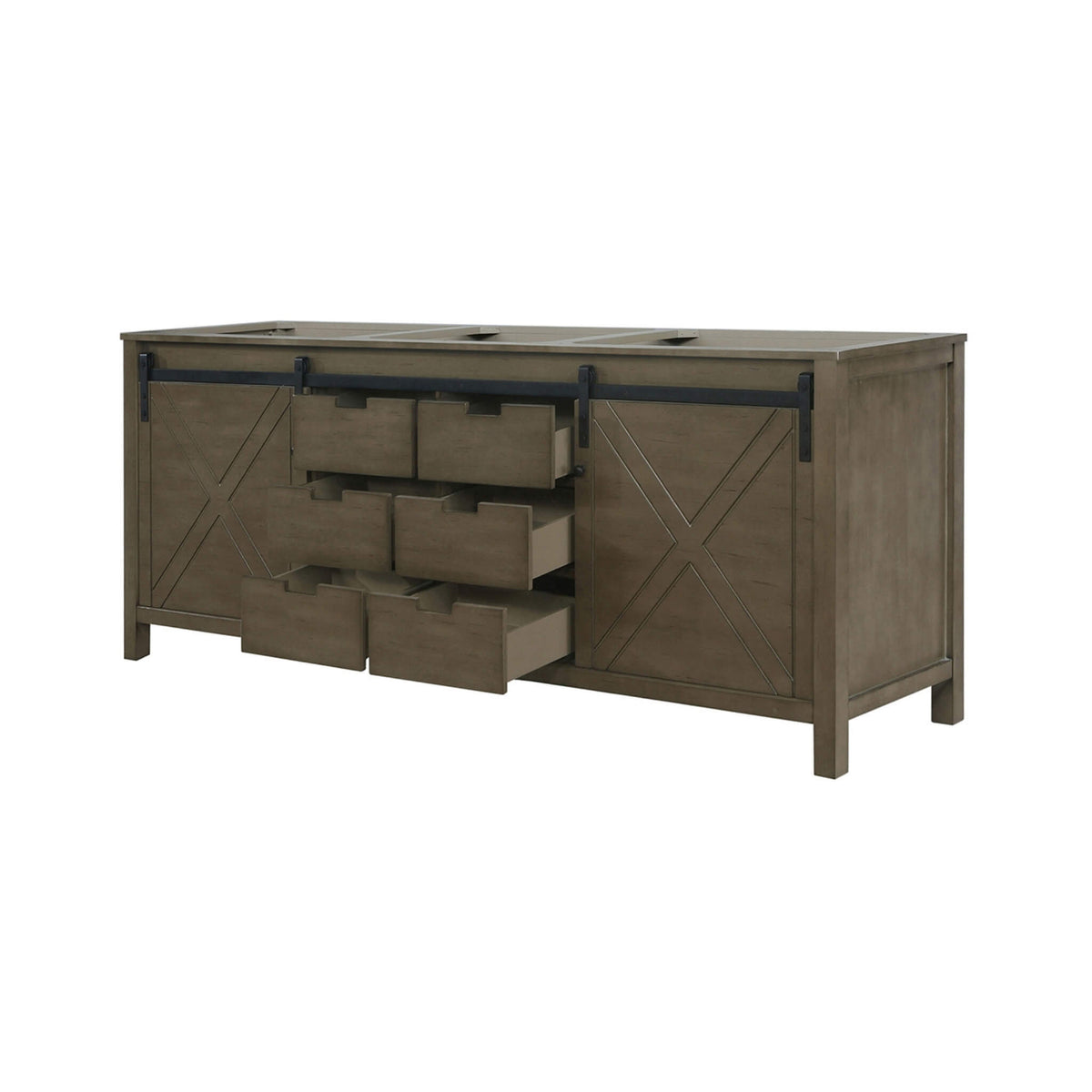 Double Bath Vanity | 80 Inch Width | Fully Assembled | Soft-Close Cabinets