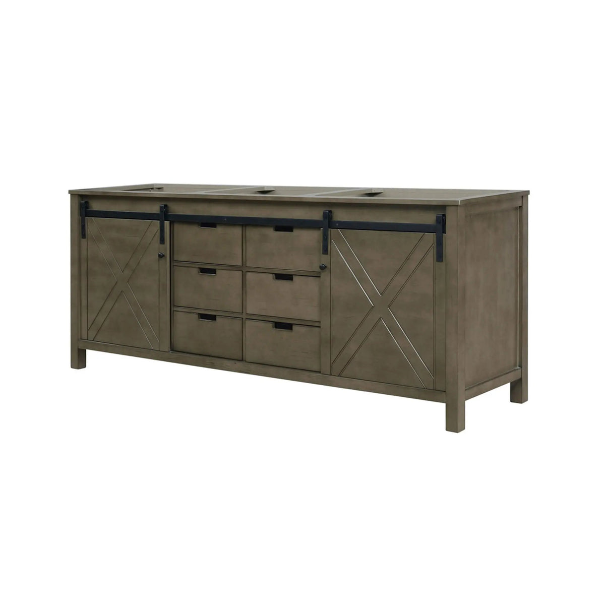 Double Bath Vanity | 80 Inch Width | Fully Assembled | Soft-Close Cabinets