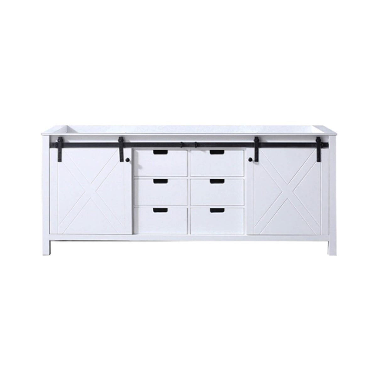 Double Bath Vanity | 80 Inch Width | Fully Assembled | Soft-Close Cabinets