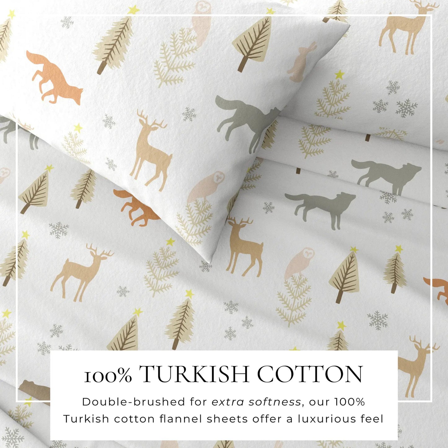 Turkish Cotton Flannel Sheet - Stratton Collection from PriceLows™