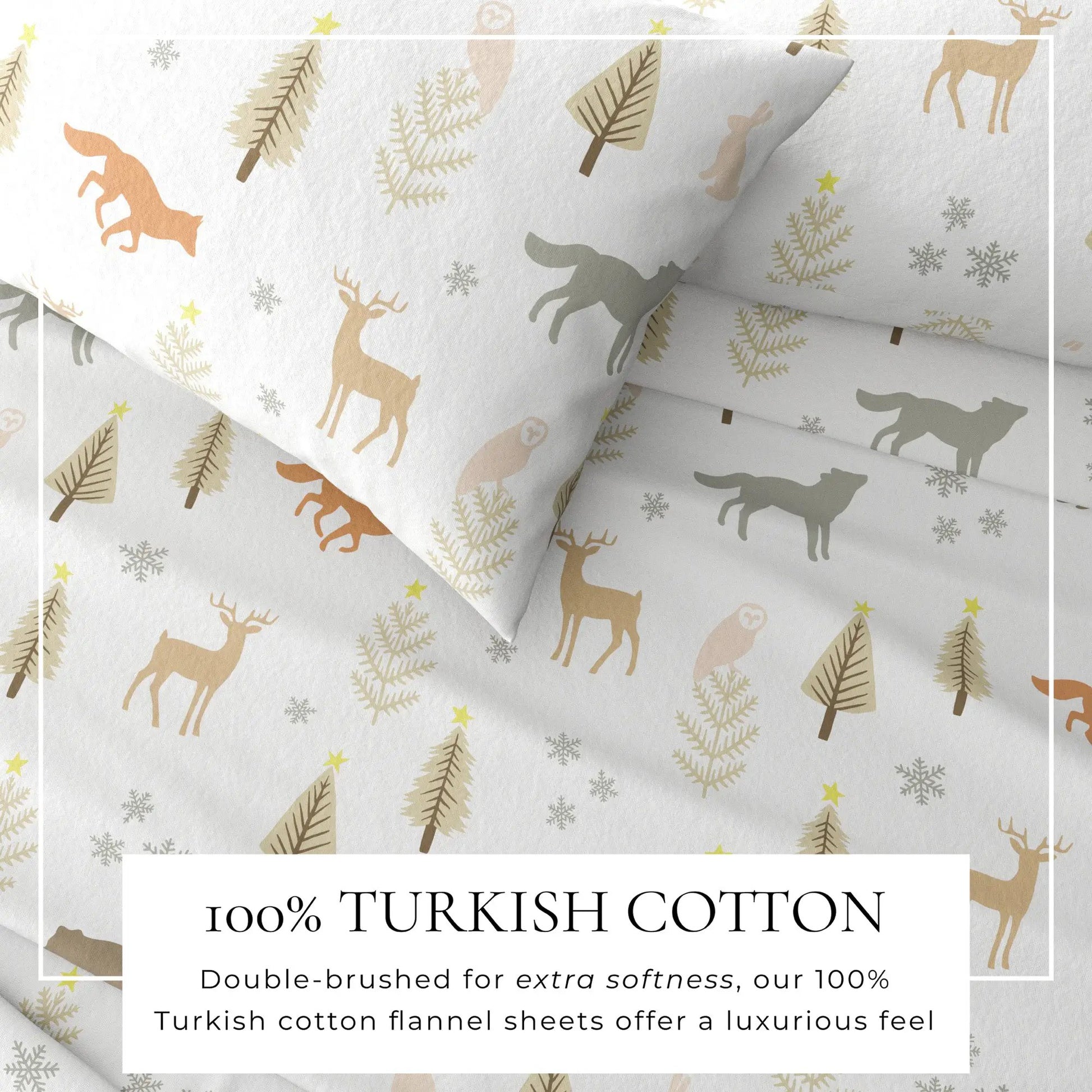 Turkish Cotton Flannel Sheet - Stratton Collection from PriceLows™