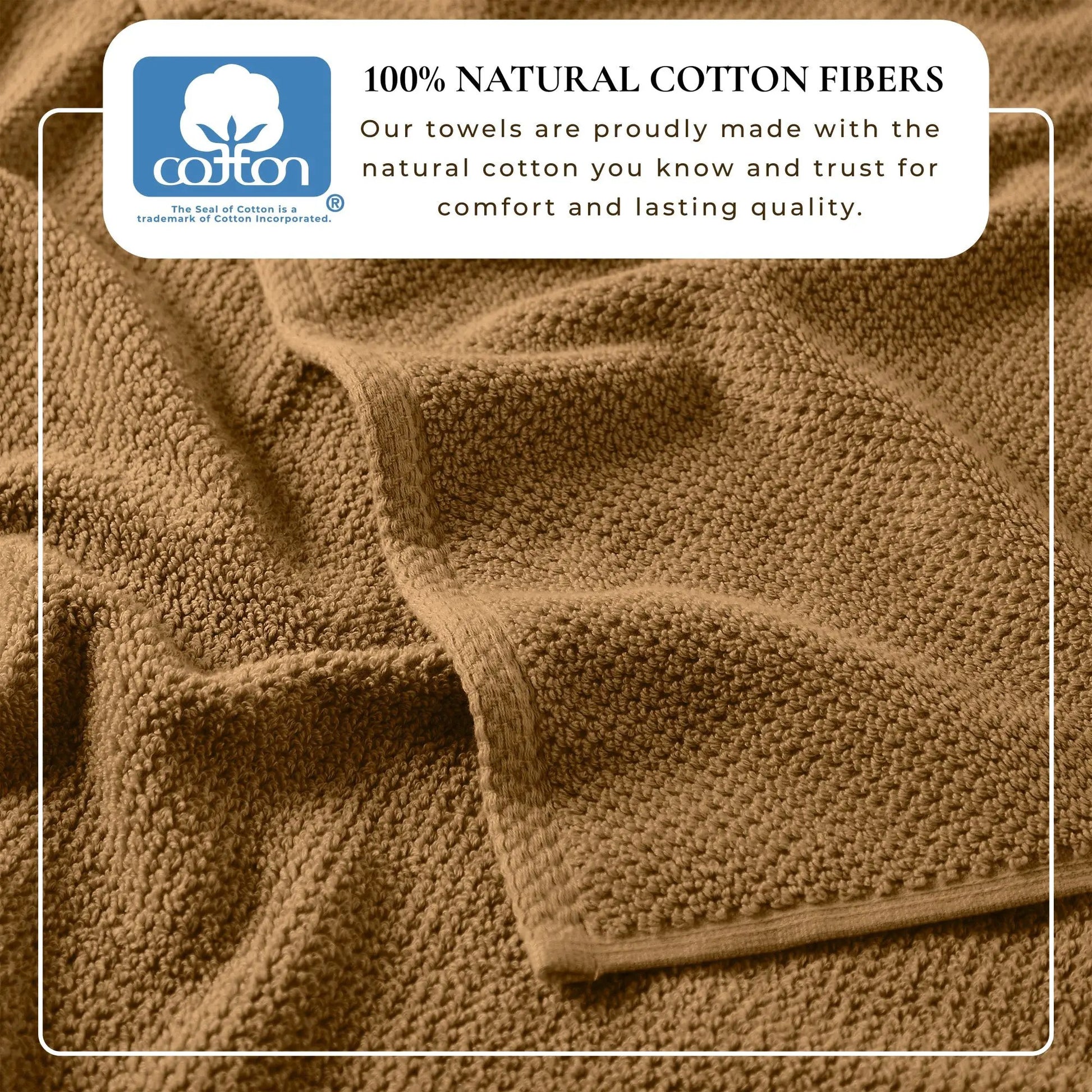 Cotton Textured Bath Towel Set - Acacia Collection from PriceLows™
