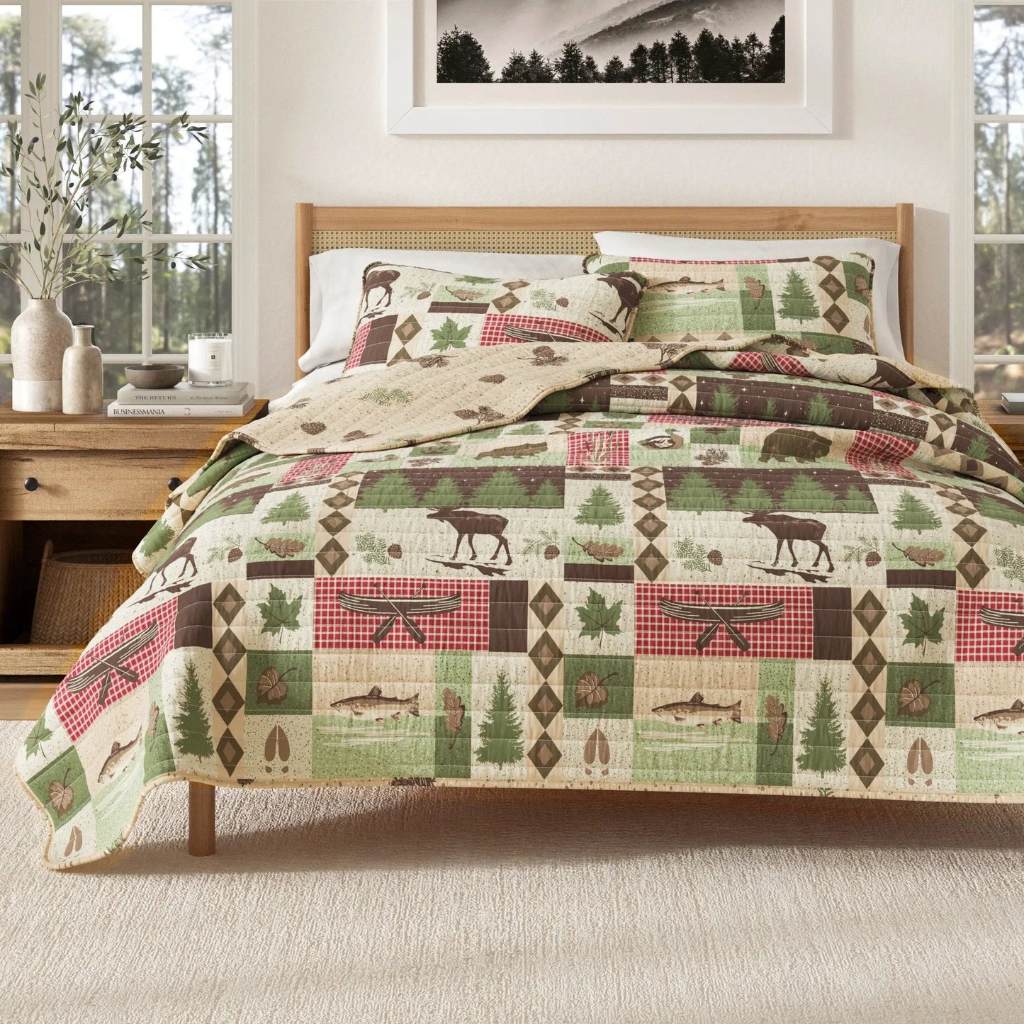 Wilder Collection Lodge Quilt Set from PriceLows™
