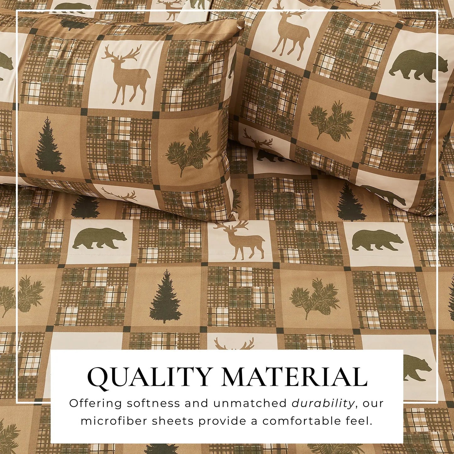 Lodge Printed Sheet Set - Mountain Ridge Collection from PriceLows™