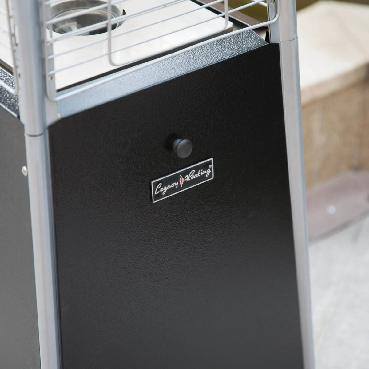 Commercial Propane Patio Heater | Legacy Heating 40K BTU | Quartz Glass Tube | Visible Flame