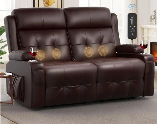 Oversized Recliner Loveseat with Cup Holders and Storage from PriceLows™