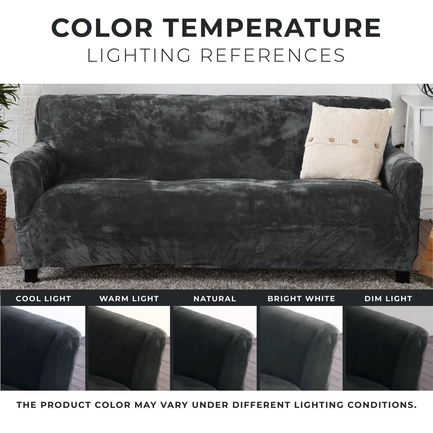 Velvet Stretch Slipcover - Gale Collection from PriceLows™