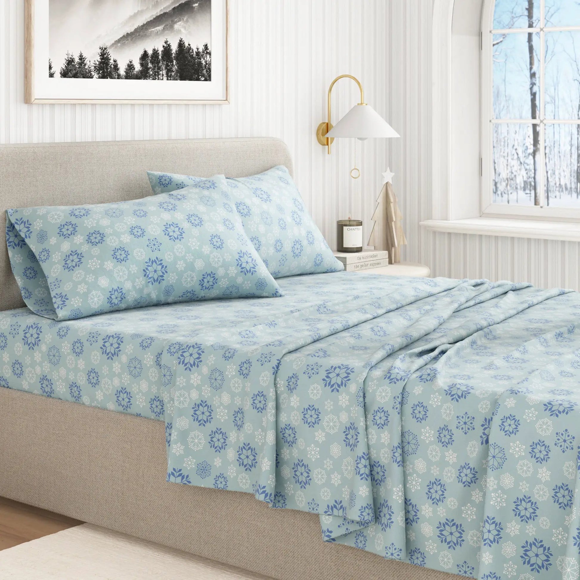 Turkish Cotton Flannel Sheet - Stratton Collection from PriceLows™