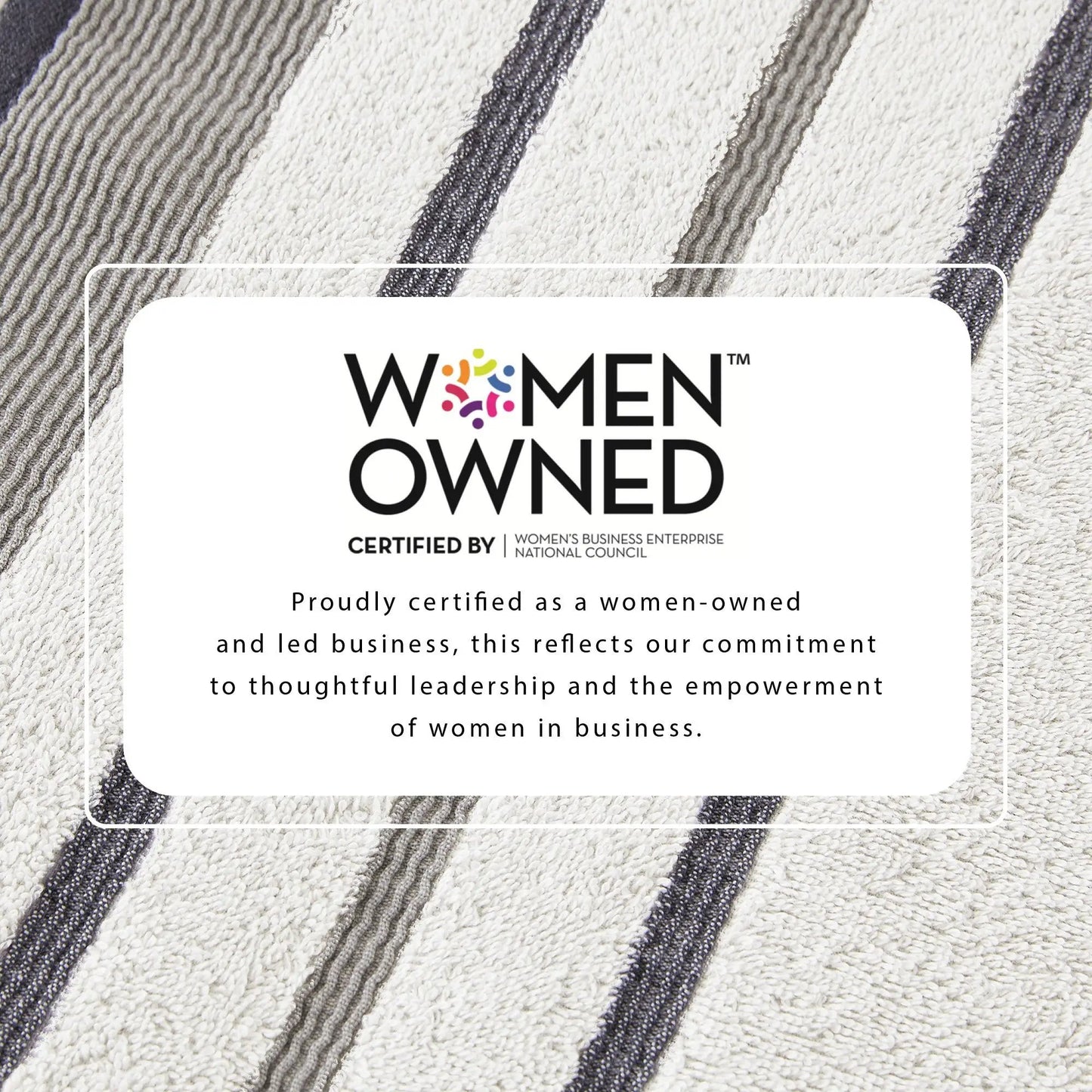 Decorative Cotton Stripe Bath Towel Set - Noelle Collection from PriceLows™