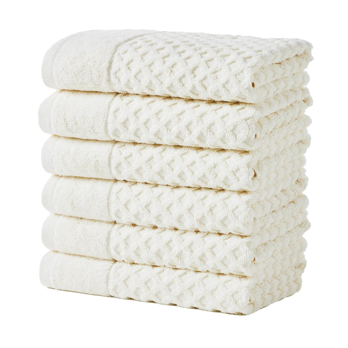 Cotton Diamond Waffle Weave Bath Towel Set - Grayson Collection from PriceLows™