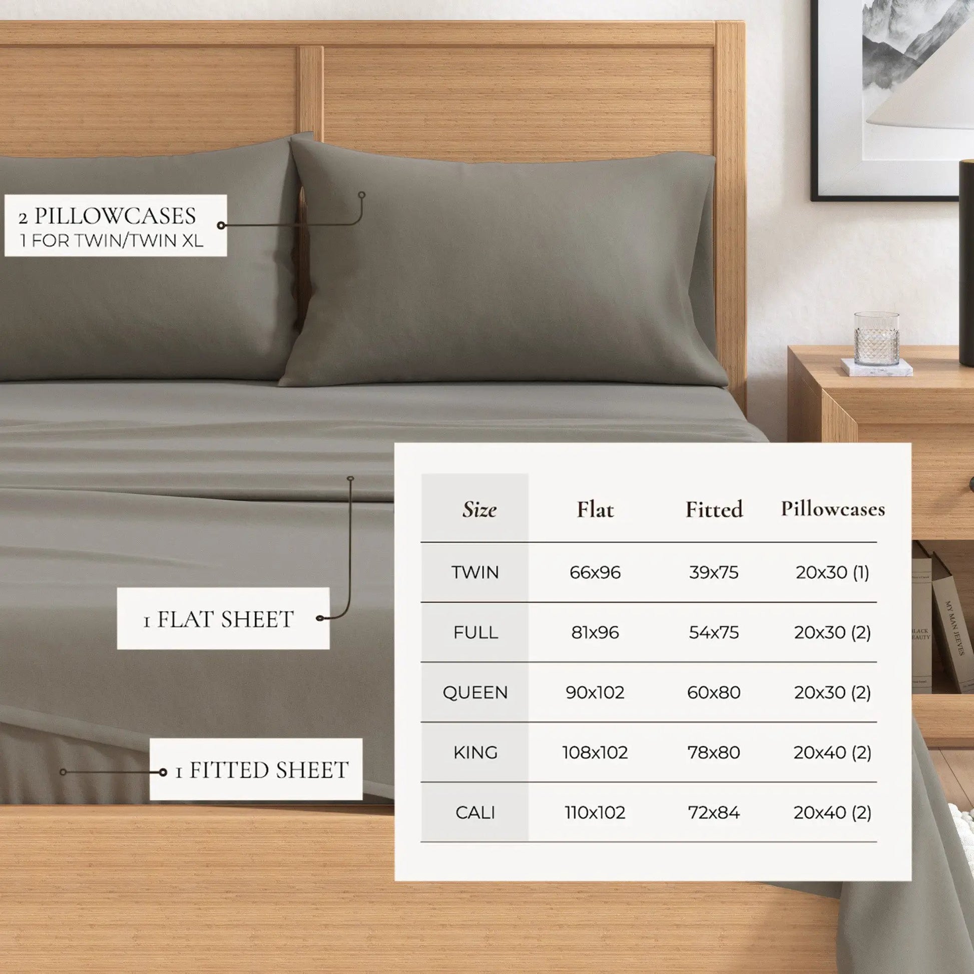 Cotton Solid Flannel Sheet - Nordic Collection from PriceLows™