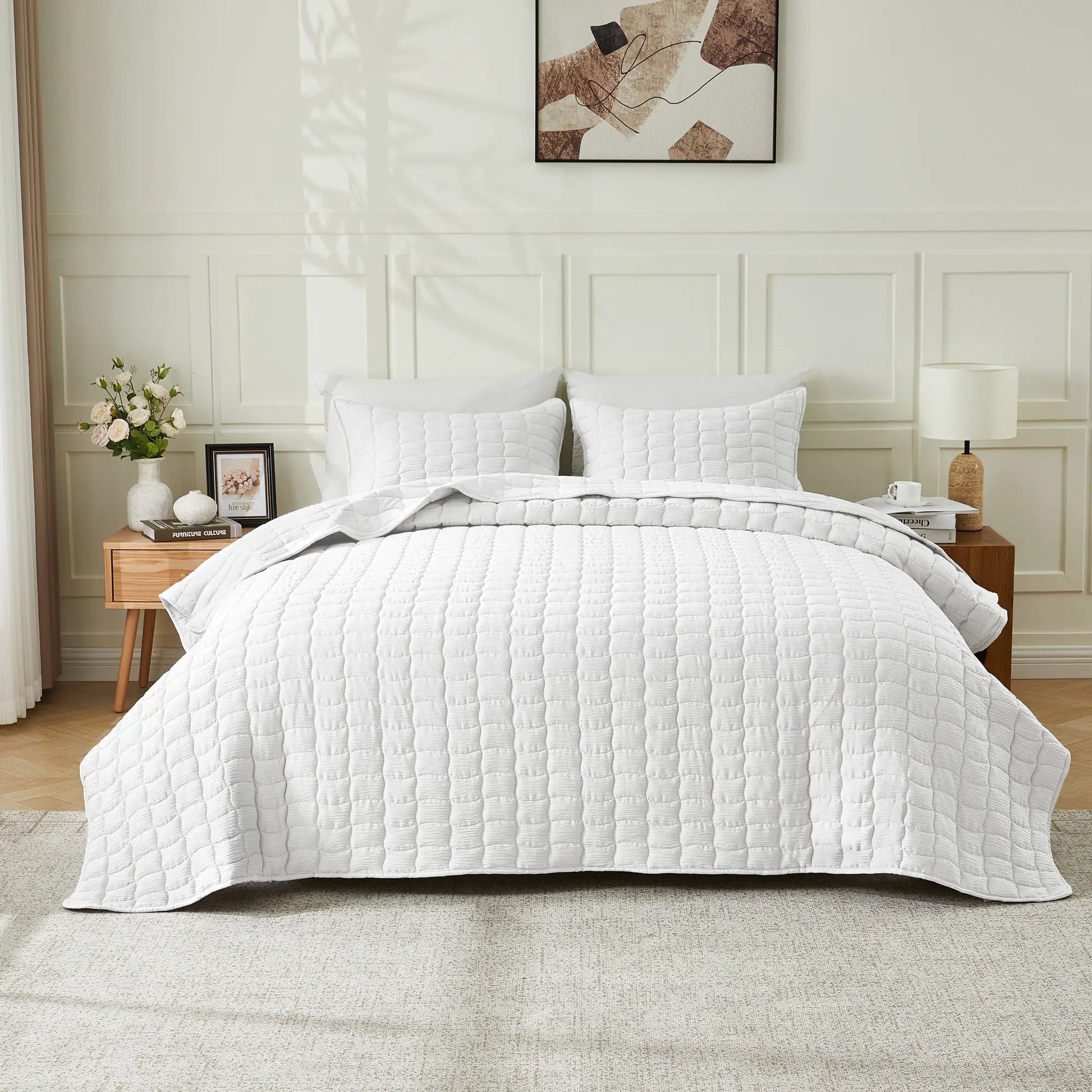 Gauze Quilt Set - Wave Stitch Collection from PriceLows™