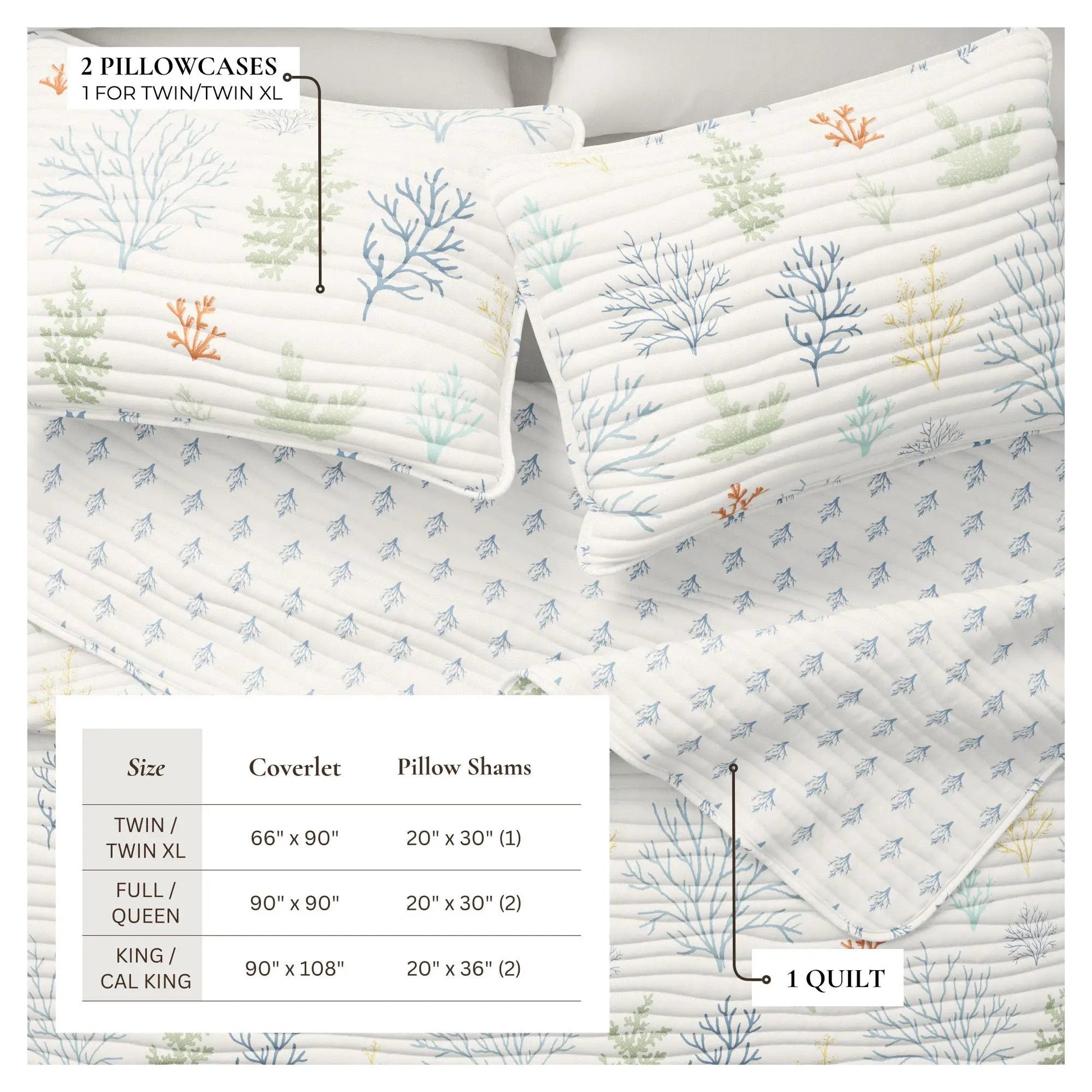 Coastal Quilt - Maldives Collection from PriceLows™
