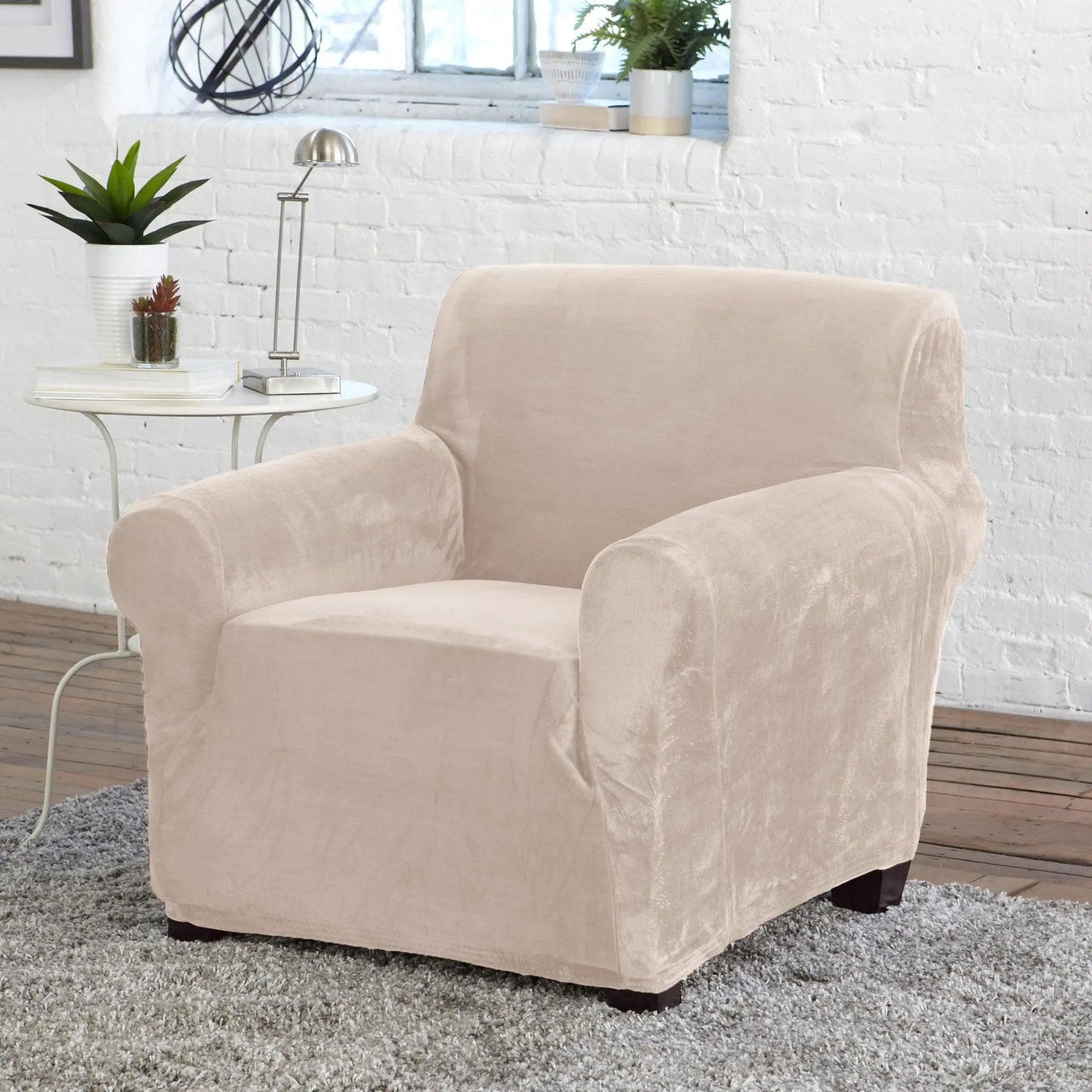 Velvet Stretch Slipcover - Gale Collection from PriceLows™