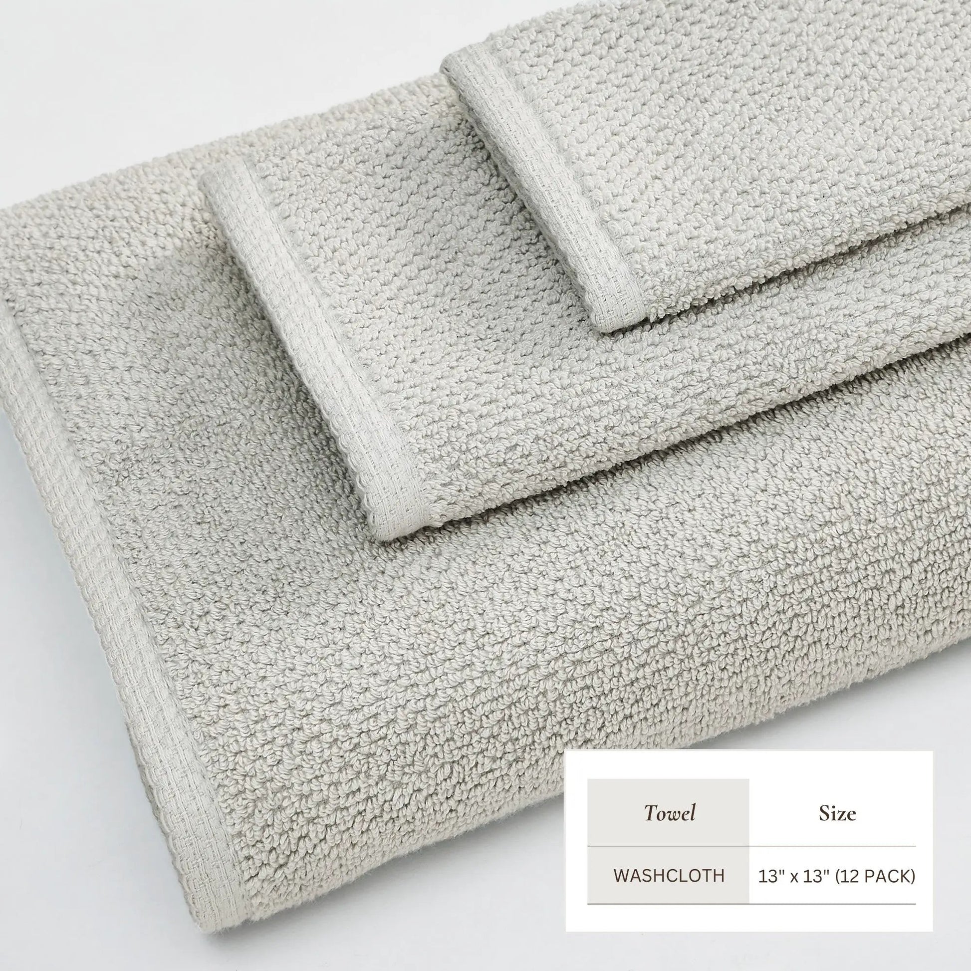 Cotton Textured Bath Towel Set - Acacia Collection from PriceLows™