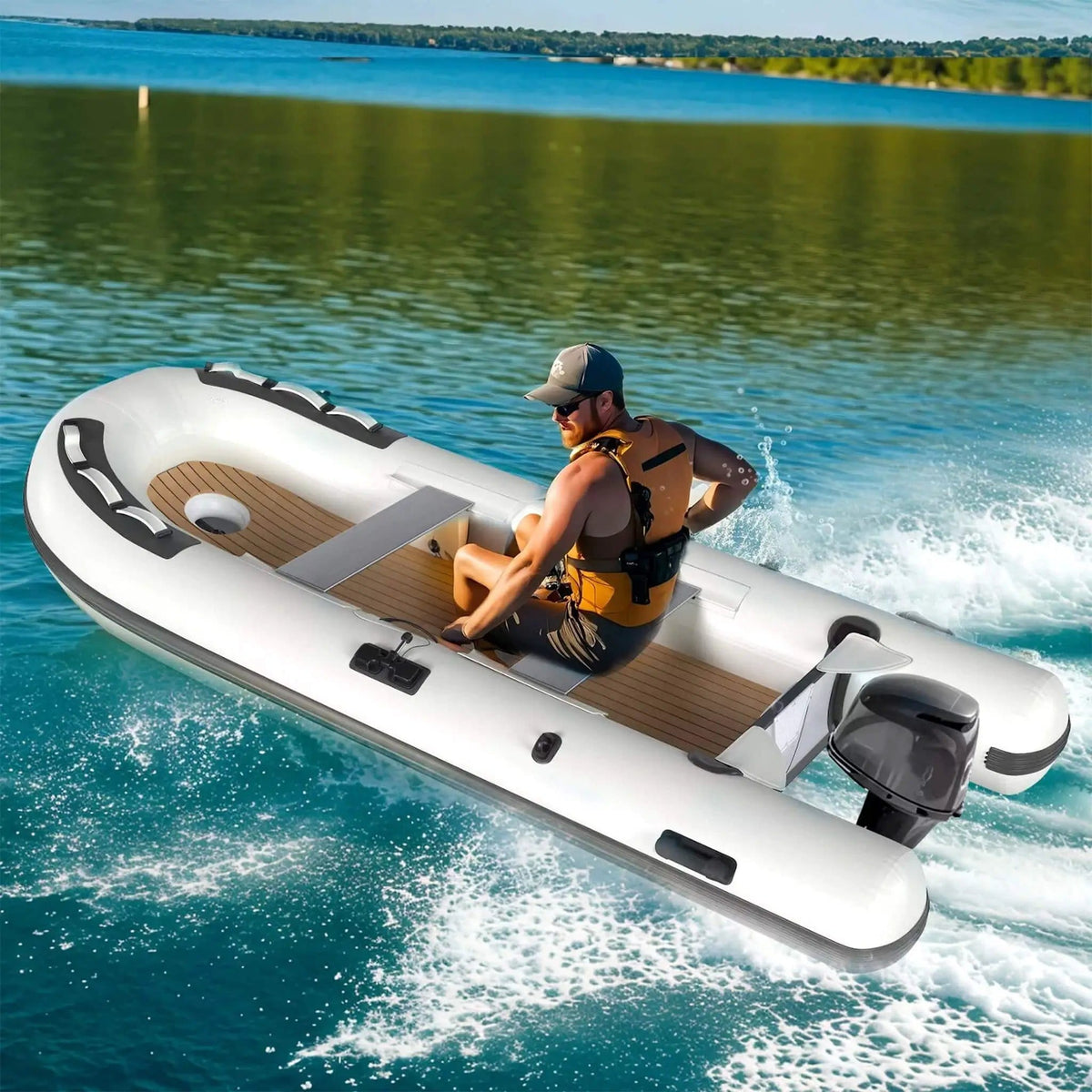 Portable Inflatable Dinghy Boat Kit With Accessories | Inflatable Boat | Home Use | Home