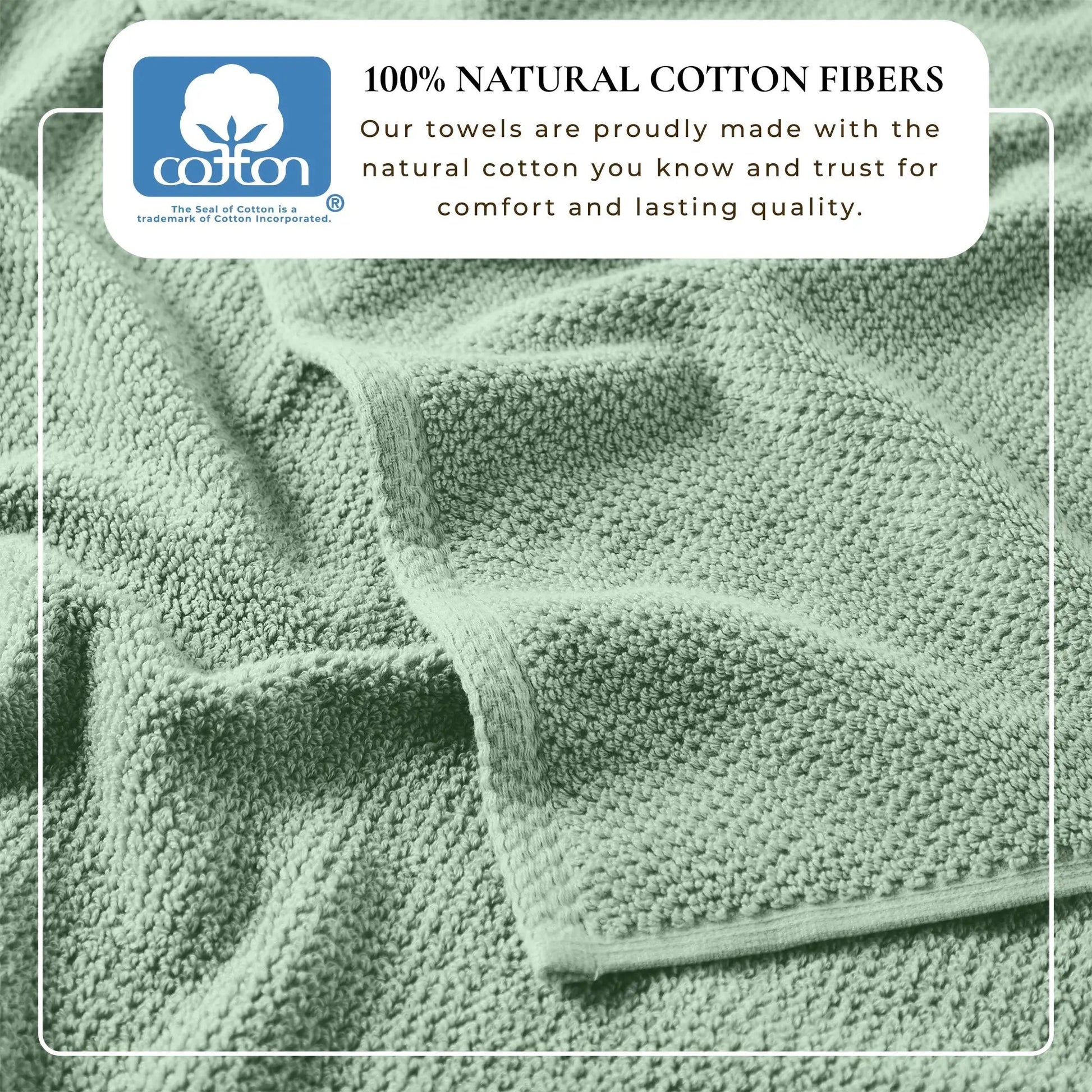 Cotton Textured Bath Towel Set - Acacia Collection from PriceLows™