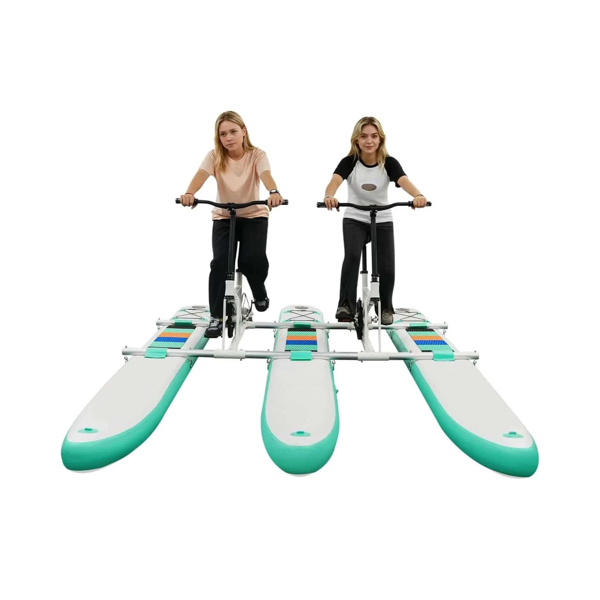 Premium 2-Person Two-Seater Portable Inflatable Pedal Boat Water Bike | 2-Person | Kayak | Home
