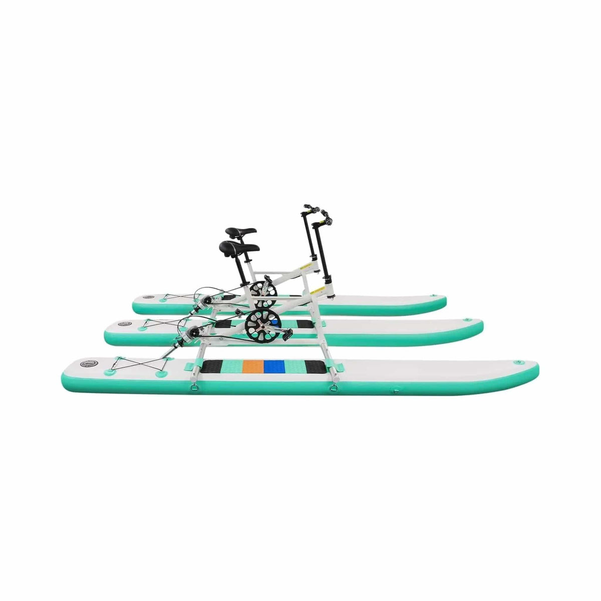 Premium 2-Person Two-Seater Portable Inflatable Pedal Boat Water Bike | 2-Person | Kayak | Home