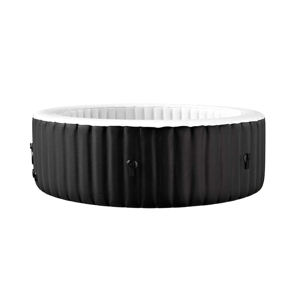 Premium Large 4-Person Inflatable Hot Tub Kit With 8-Color LED Lights | 4-Person | Outdoor Living Use | Outdoor Living