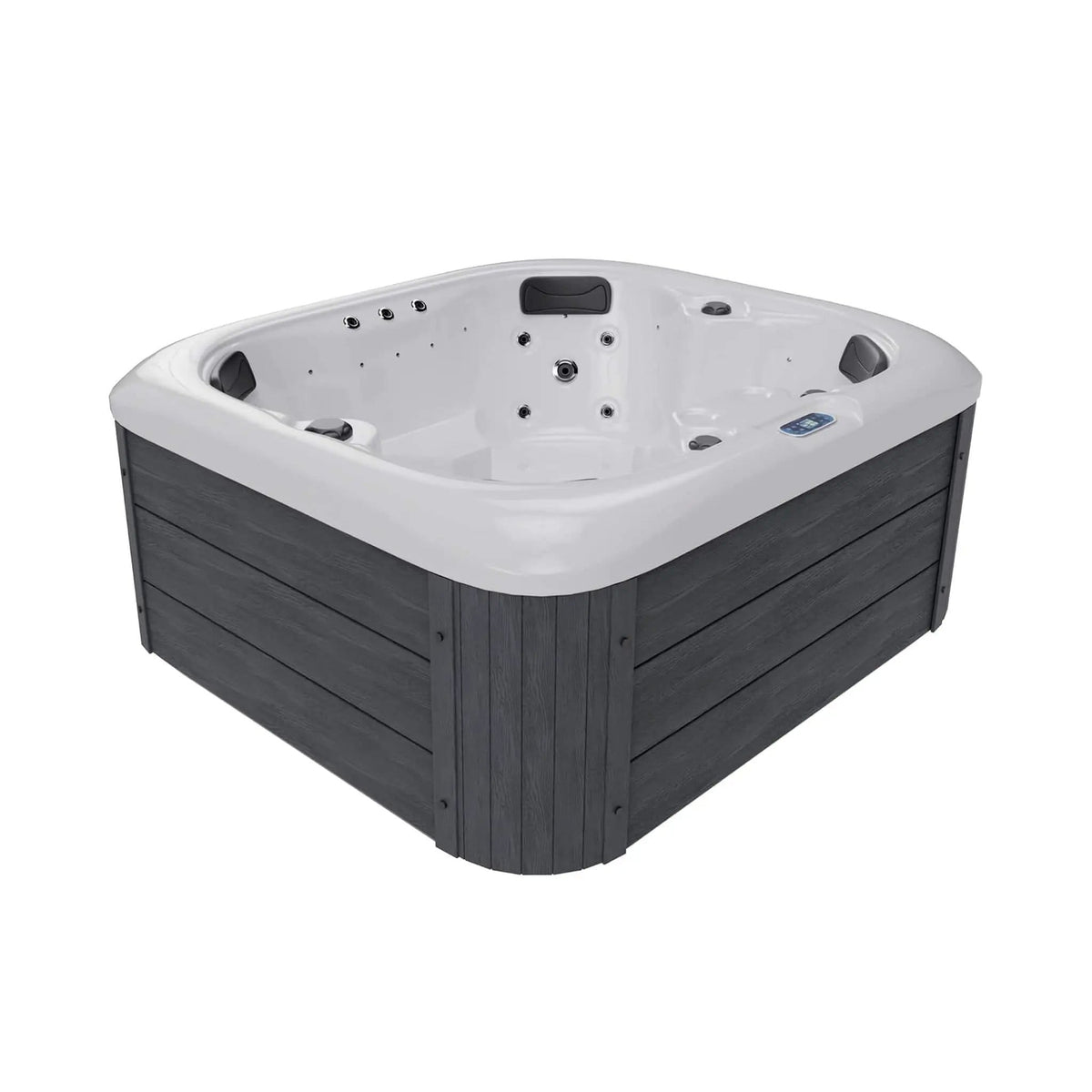 Premium 4-Person Outdoor Hot Tub W/ 23 Stainless Steel Jets | 4-Person | Stainless Steel | Outdoor Living