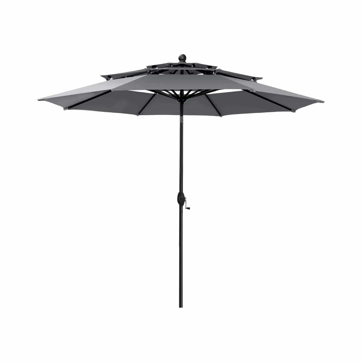 Premium 6-Piece Bar Patio Furniture Set With Umbrella, Swivel Chairs, And Cushions | 6-Piece | Steel | Outdoor Furniture Set