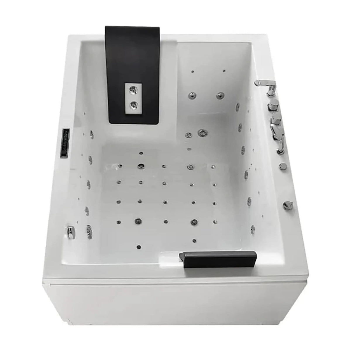 Luxara 71 Inch Premium Modern Acrylic Soaking Bathtub With Bubble Jets And LED | 71 Inch | Acrylic | Whirlpool