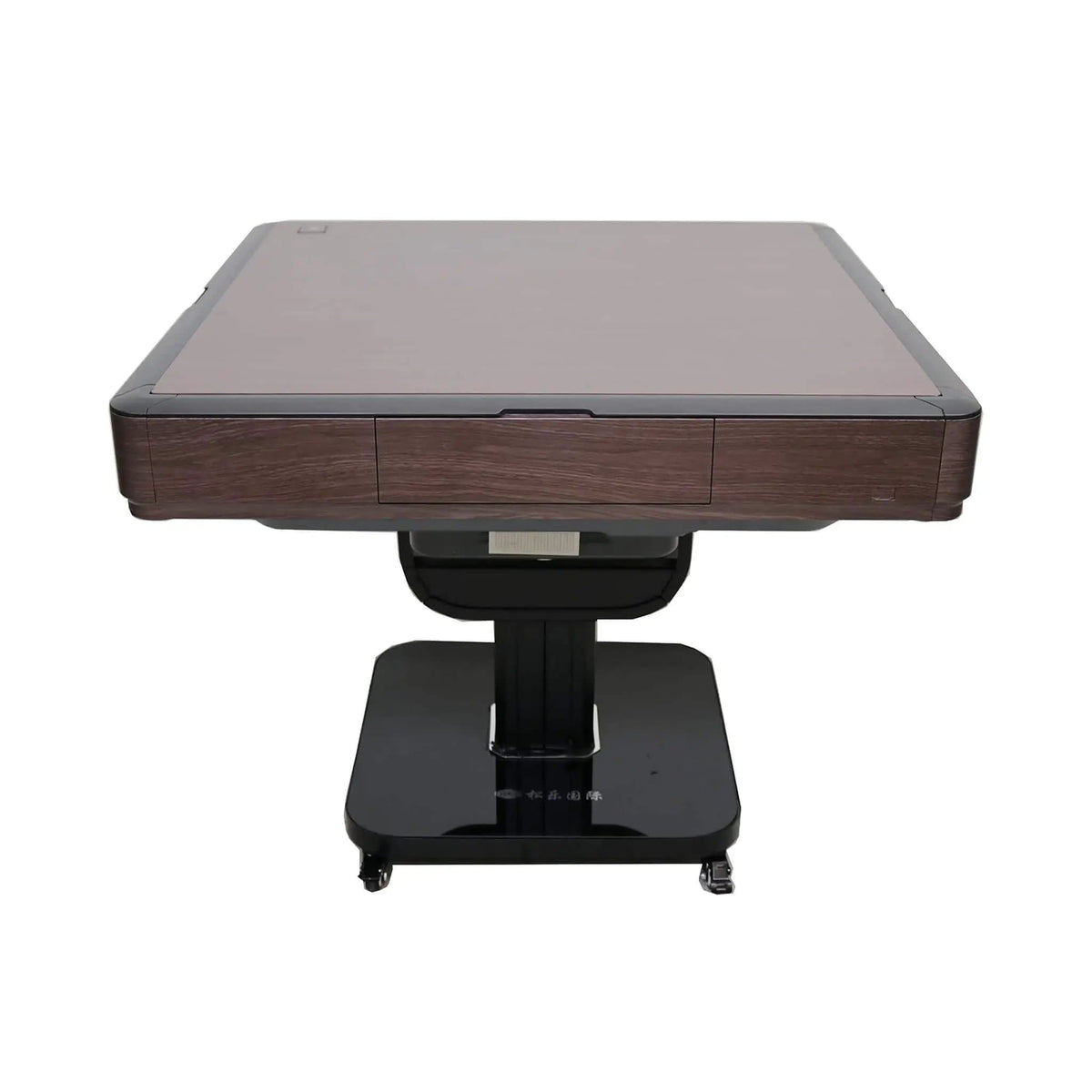 Premium Automatic Folding Mahjong Table With Walnut Finish, Two Set Of 166 40MM | Walnut | Game Table | Home