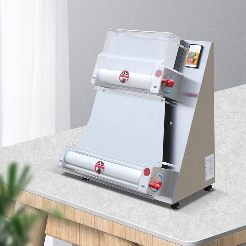 Premium 16-Inch Electric Commercial Pizza Dough Roller Pastry Sheeter Press Machine | 16 Inch | Stainless Steel | Pizza Dough Press