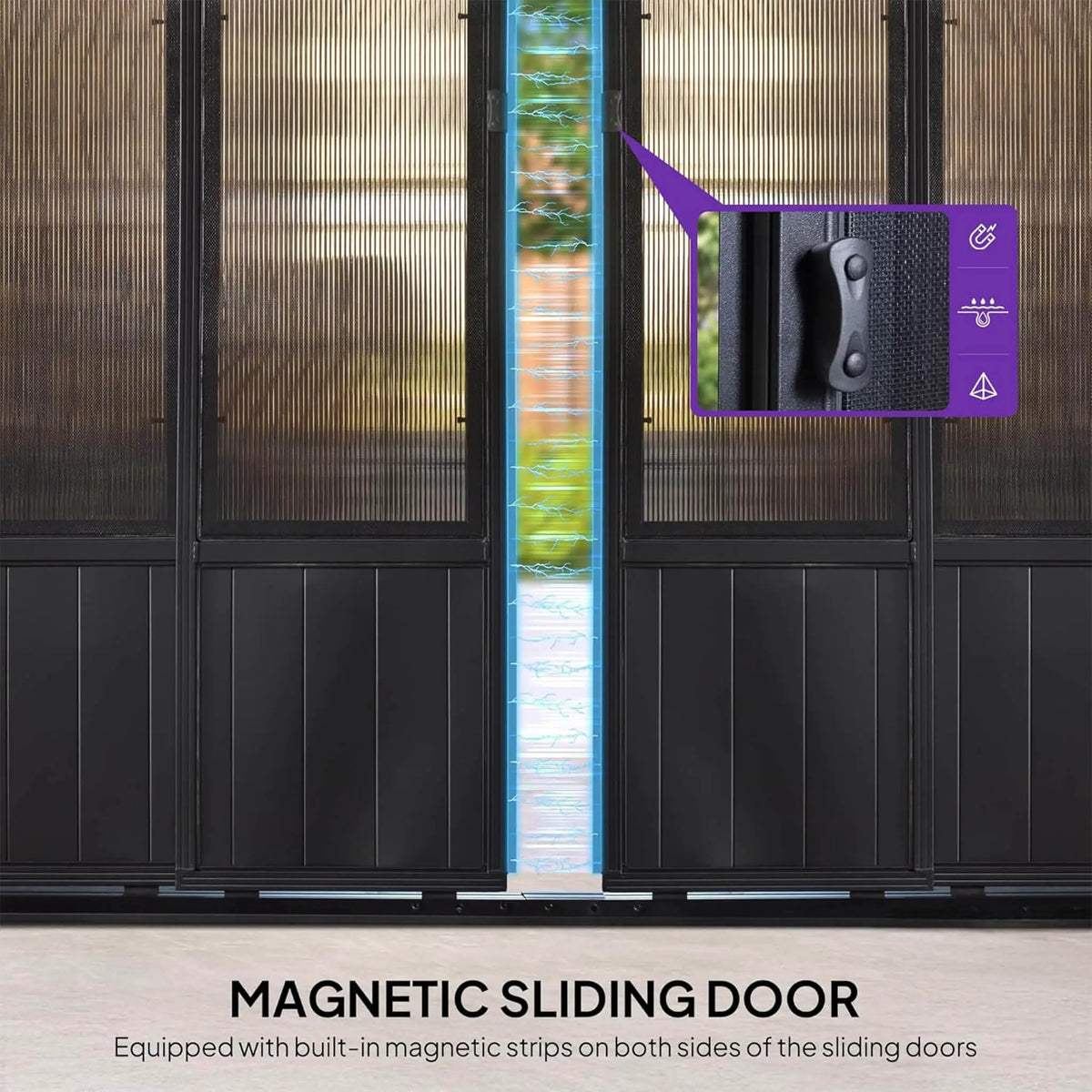 Hardtop Patio Sunroom | Prestige Double Top | Solarium Design | Double Sliding Doors