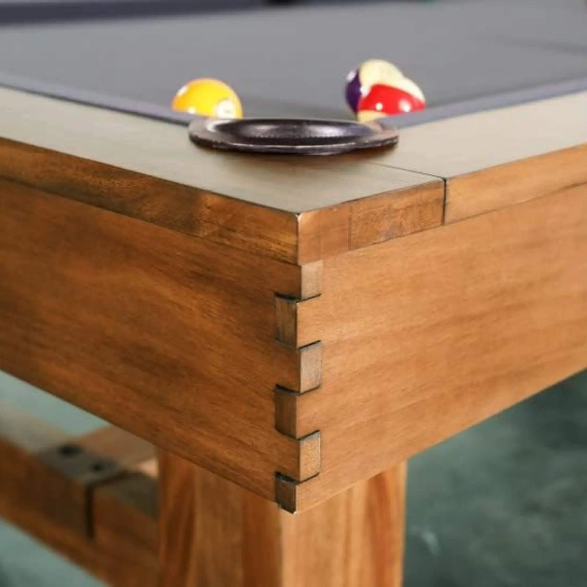 Slate Billiard Pool Table | 8FT Presli Model | Native Acacia Solid Wood | Custom Table Accessories