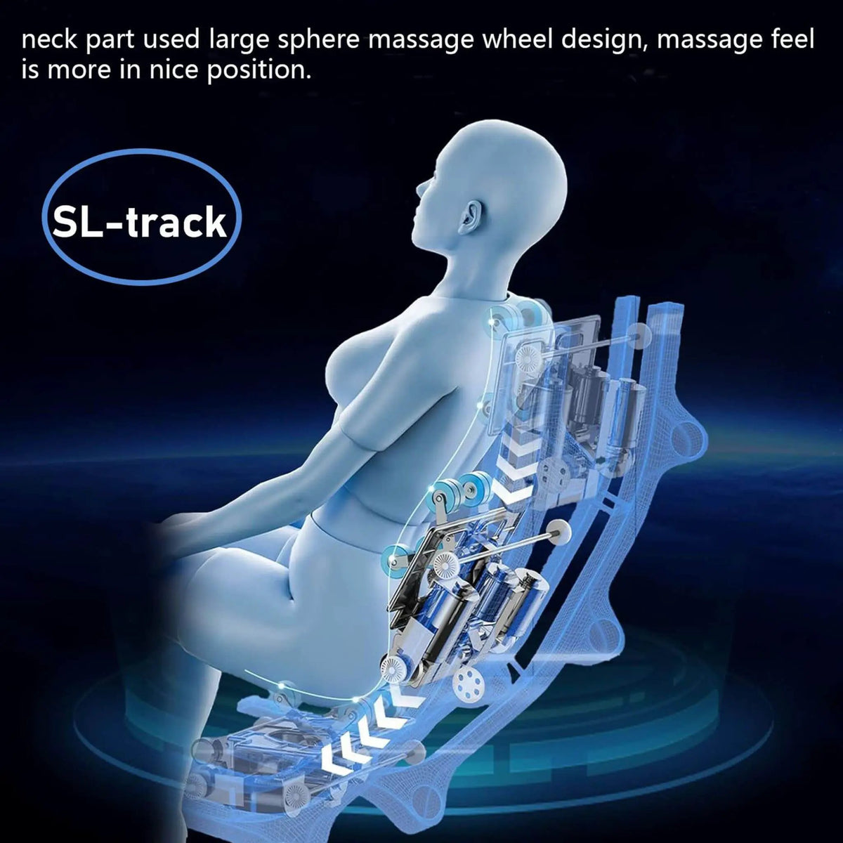 Zero-Gravity Massage Chair | Full-Body Multifunction | Auto Body Scan | L-Track 2D Robotic Hands