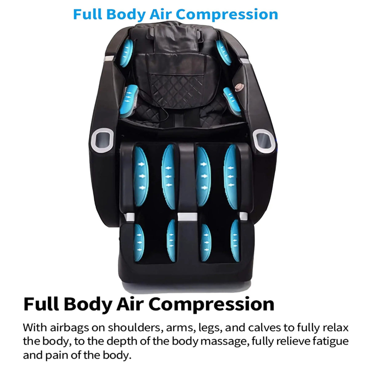 Zero-Gravity Massage Chair | Full-Body Multifunction | Auto Body Scan | L-Track 2D Robotic Hands