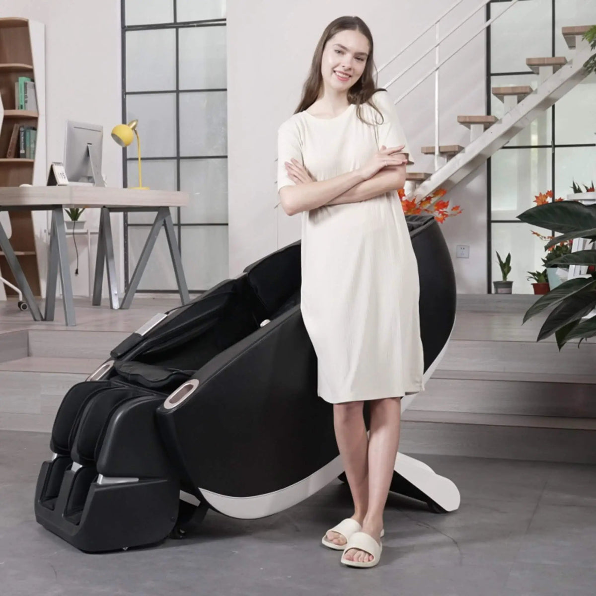 Zero-Gravity Massage Chair | Full-Body Multifunction | Auto Body Scan | L-Track 2D Robotic Hands