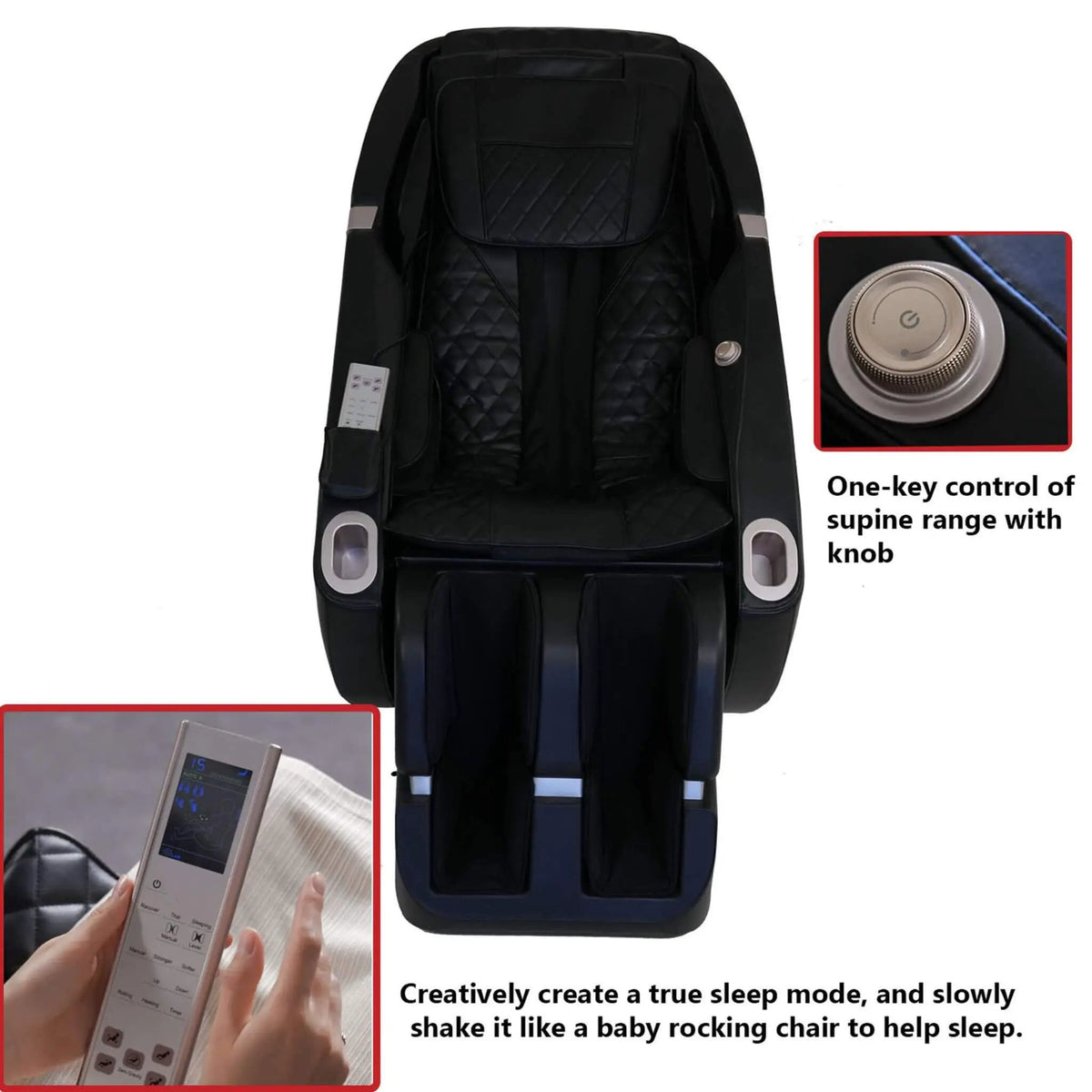 Zero-Gravity Massage Chair | Full-Body Multifunction | Auto Body Scan | L-Track 2D Robotic Hands