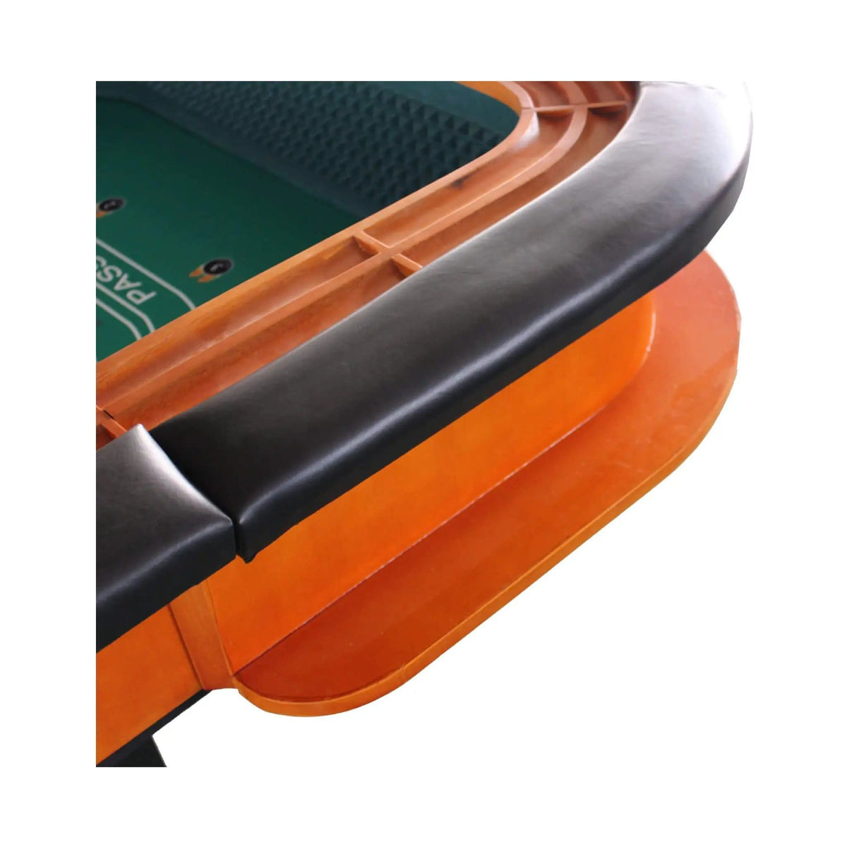 Professional 12FT Craps Table With Full Drink Rail And Padded Rim Cover | 12 ft | Game Table | Home