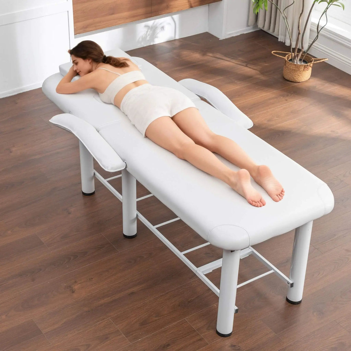 Professional Adjustable Beauty Bed | Underbed Storage | Removable Cushions | Spa And Salon Use