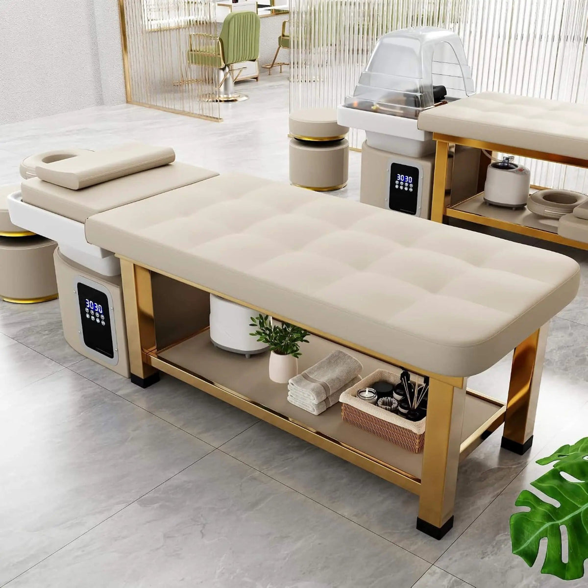 Professional Massage Table With Shampoo Basin And Water Circulation System | Home Use | Everyday Use | Home