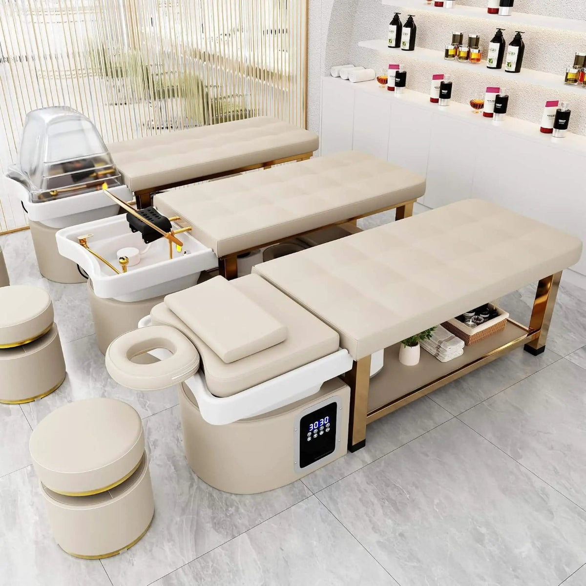 Professional Massage Table With Shampoo Basin And Water Circulation System | Home Use | Everyday Use | Home
