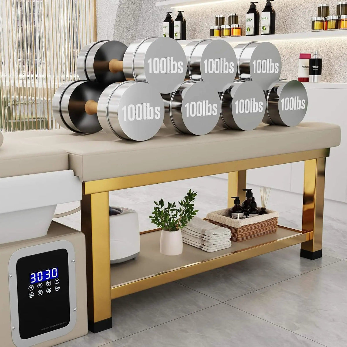 Professional Massage Table With Shampoo Basin And Water Circulation System | Home Use | Everyday Use | Home