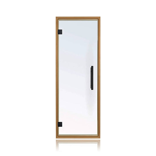 Prosaunas 24X73-Inch Thermo-Aspen Prehung Clear Glass Sauna Door | Tempered Glass | Outdoor Living Use | Outdoor Living