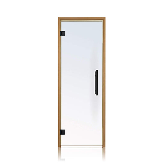 Prosaunas 24X81-Inch Thermo-Aspen Prehung Clear Glass Sauna Door | Tempered Glass | Outdoor Living Use | Outdoor Living