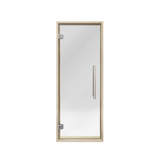 Prosaunas 24X73-Inch Aspen Prehung Tinted Glass Sauna Door (Style 2) | Tempered Glass | Outdoor Living Use | Outdoor Living