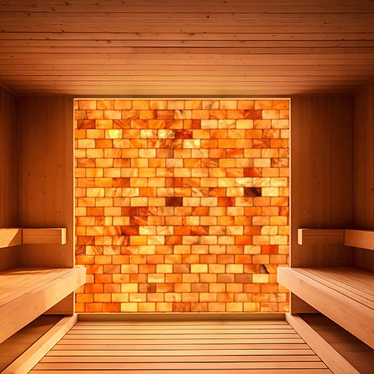 Prosaunas Customizable Himalayan Salt Sauna Wall Kit | Sauna Accessory | Outdoor Living Use | Outdoor Living