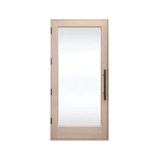 Prosaunas 36X80 Inch Douglas Fir Hemlock Jamb Sauna Door With Dual Pane Insulated | Glass | Outdoor Living Use | Outdoor Living