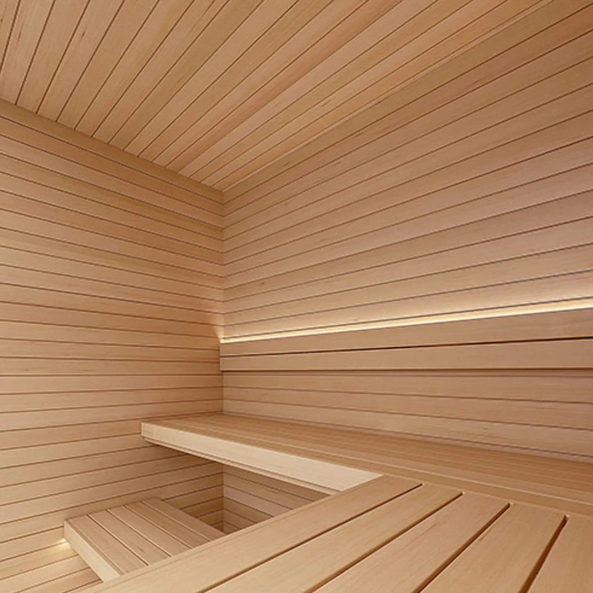 Prosaunas Hemlock 1/2X4 Vertical Grain T&G V2E Sauna Wall Wood | Wood | Sauna Wood | Outdoor Living