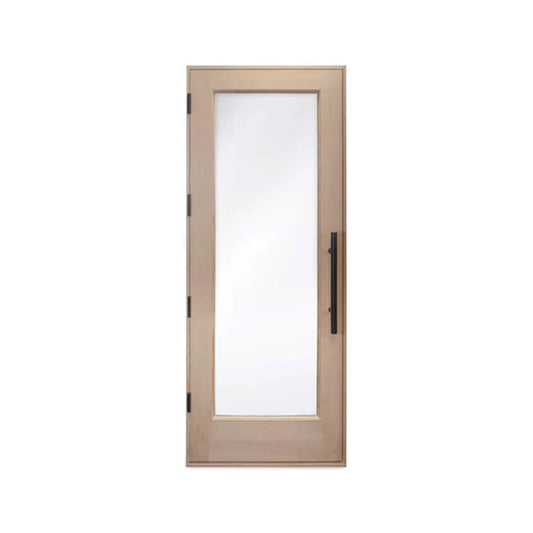 Prosaunas 30X80-Inch Prehung Solid Wood Sauna Door With Insulated Glass | Solid Wood | Outdoor Living Use | Outdoor Living