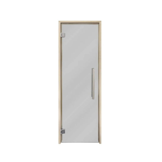 Prosaunas 24X81-Inch Prehung Tinted Glass Sauna Door With Aspen Frame | Tempered Glass | Outdoor Living Use | Outdoor Living