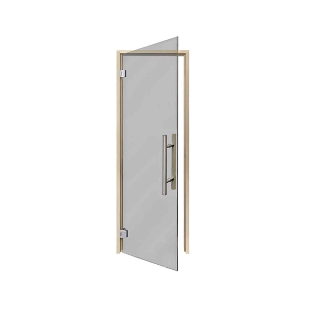 Prosaunas 24X81-Inch Prehung Tinted Glass Sauna Door With Aspen Frame | Tempered Glass | Outdoor Living Use | Outdoor Living
