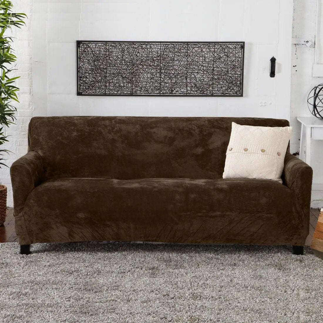 Velvet Stretch Slipcover - Gale Collection from PriceLows™